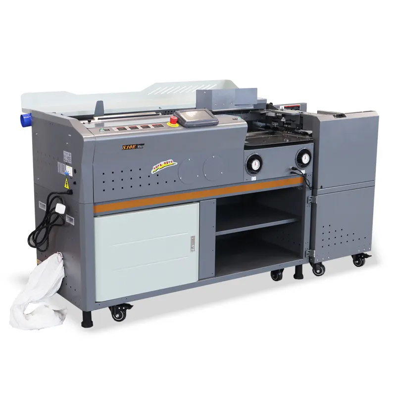 SE Series Automatic Prefect Glue Binding Machine With Book Cover Creasing