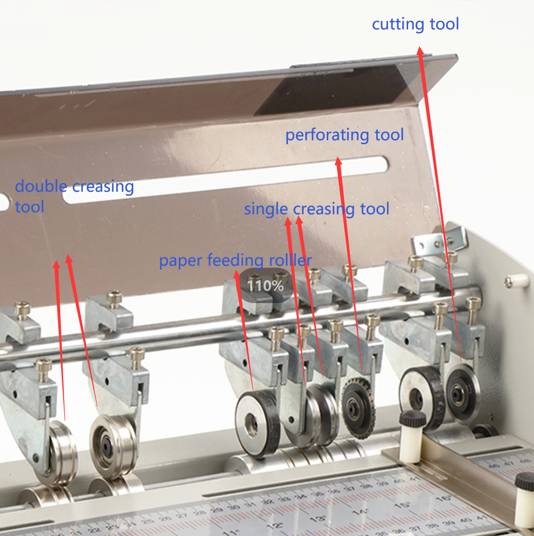 SH500 Electric Rotary Creasing Machine