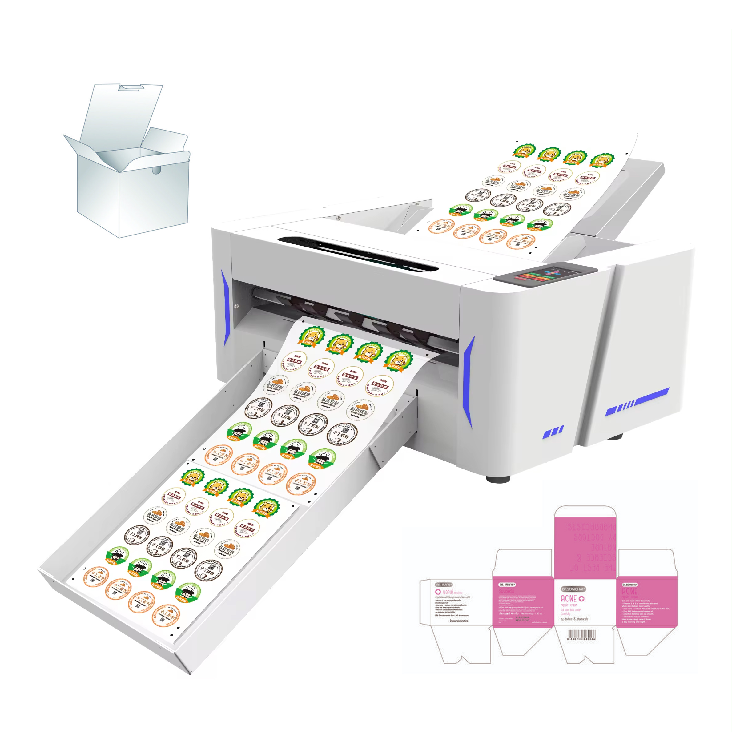 A6 Automatic Sheet Feeding Smart Sticker Sheet Digital Die Cutting Machine